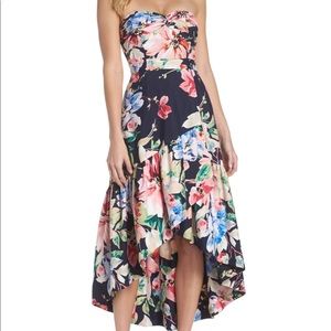 Eliza J Strapless High/Low Dress (Nordstrom)